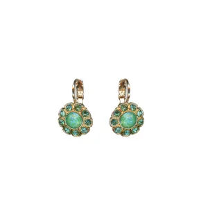 Large Daisy Leverback Earrings in "Vineyard Veranda" *Custom*