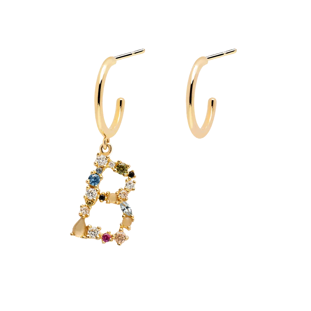 Letter B Earrings