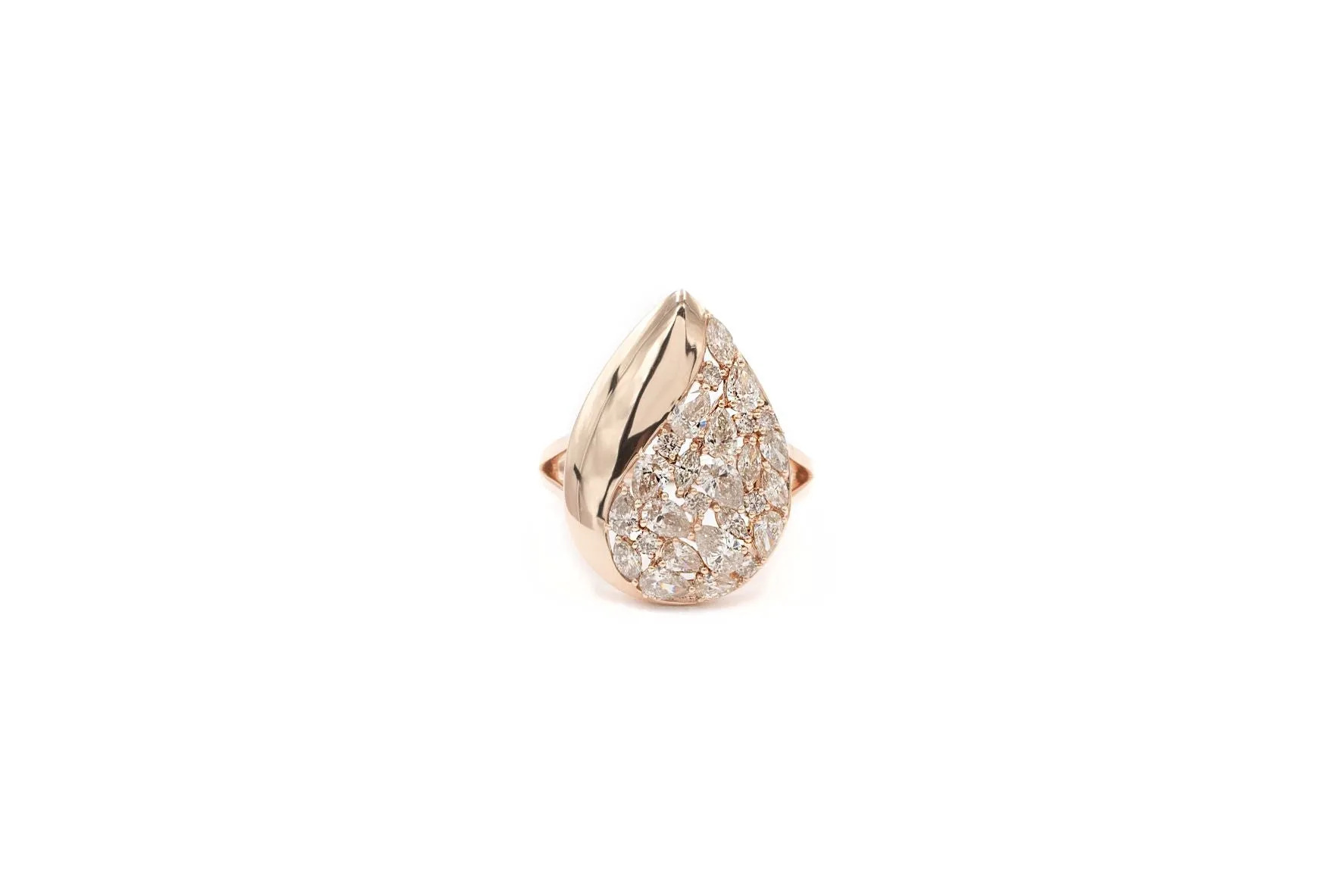 LeVian 1 1/4 ctw Diamond Ring Strawberry Gold