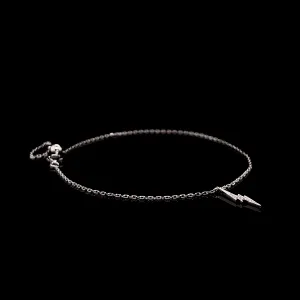 Lightning Round Diamond Anklet
