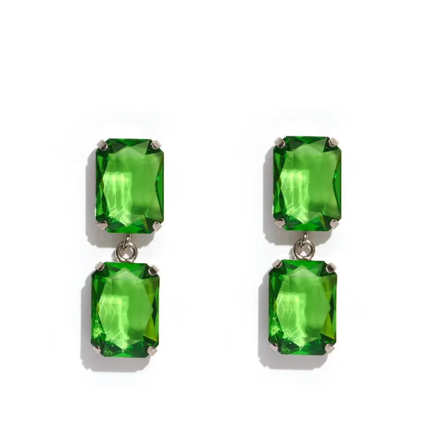 Marina Fossati Victoria  Earrings - Grass