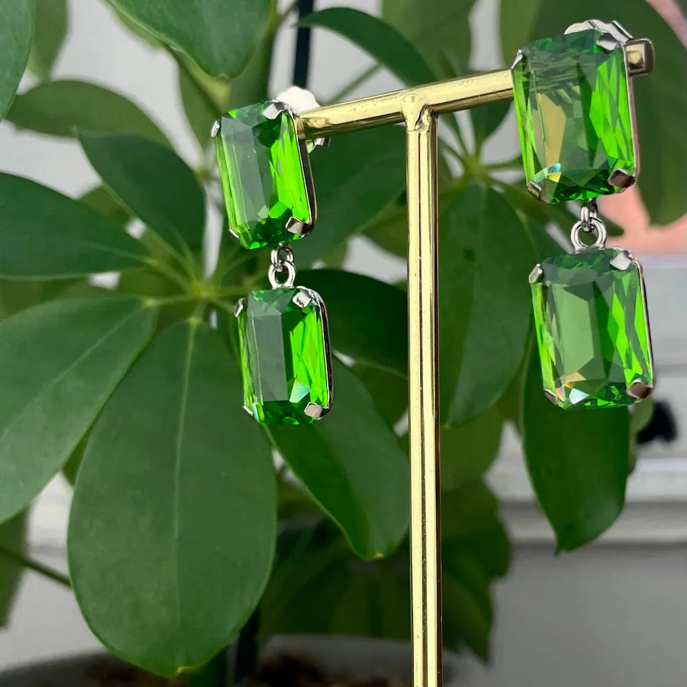 Marina Fossati Victoria  Earrings - Grass