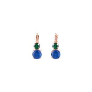 Medium Double Stone Leverback Earrings in "Chamomile" *Preorder*