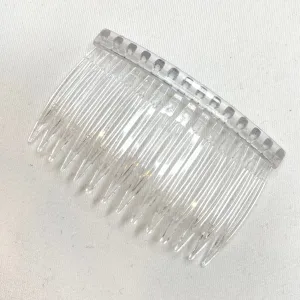 Millinery Clear Plastic Hair Comb