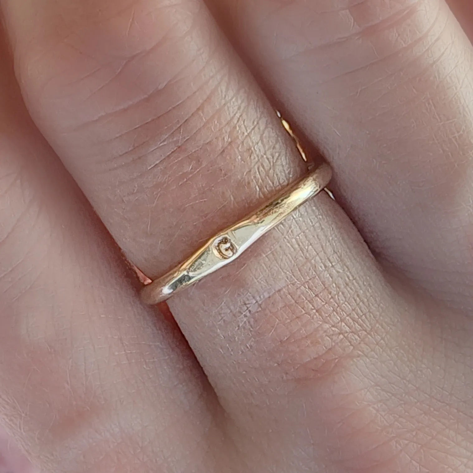 Minimal Initial Signet Ring