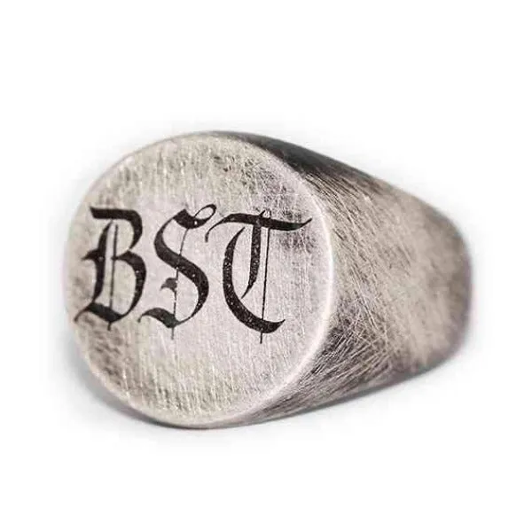 Monogram Globe Ring