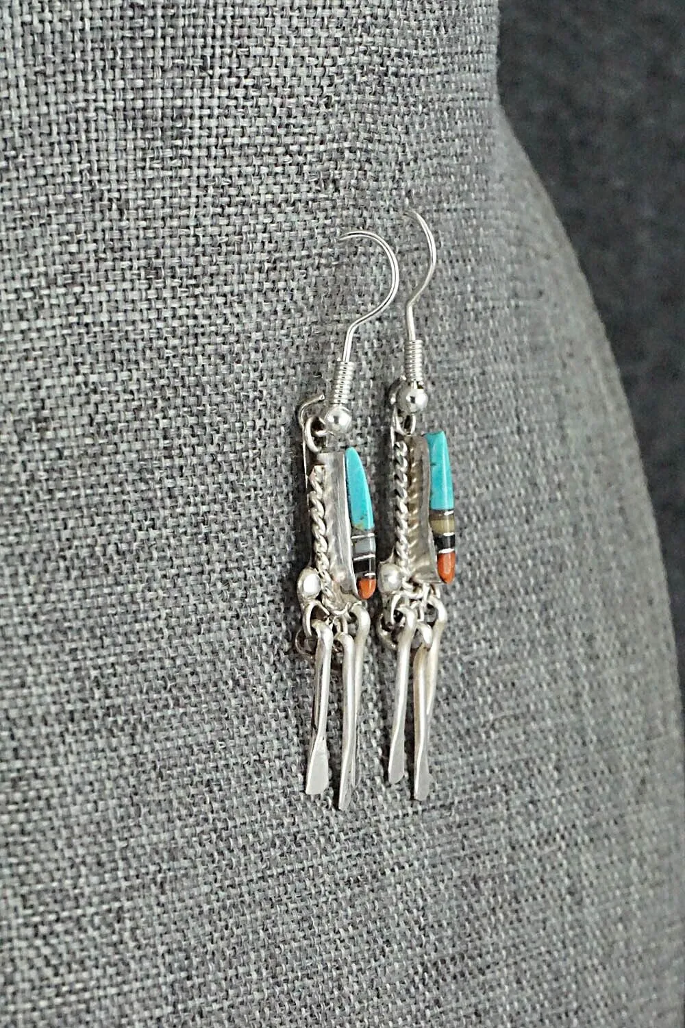 Multi-Stone & Sterling Silver Earrings - Willie Gia