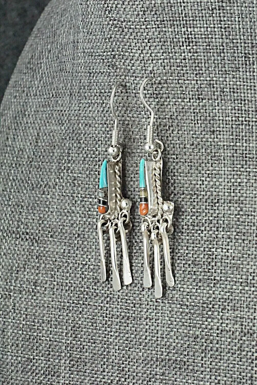 Multi-Stone & Sterling Silver Earrings - Willie Gia