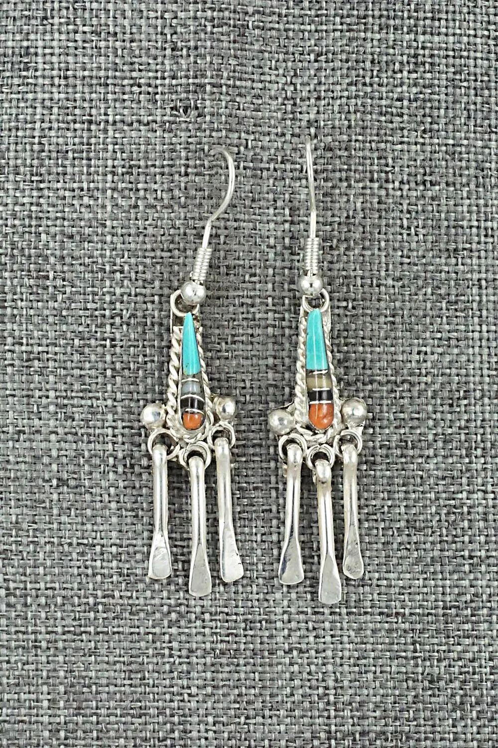 Multi-Stone & Sterling Silver Earrings - Willie Gia