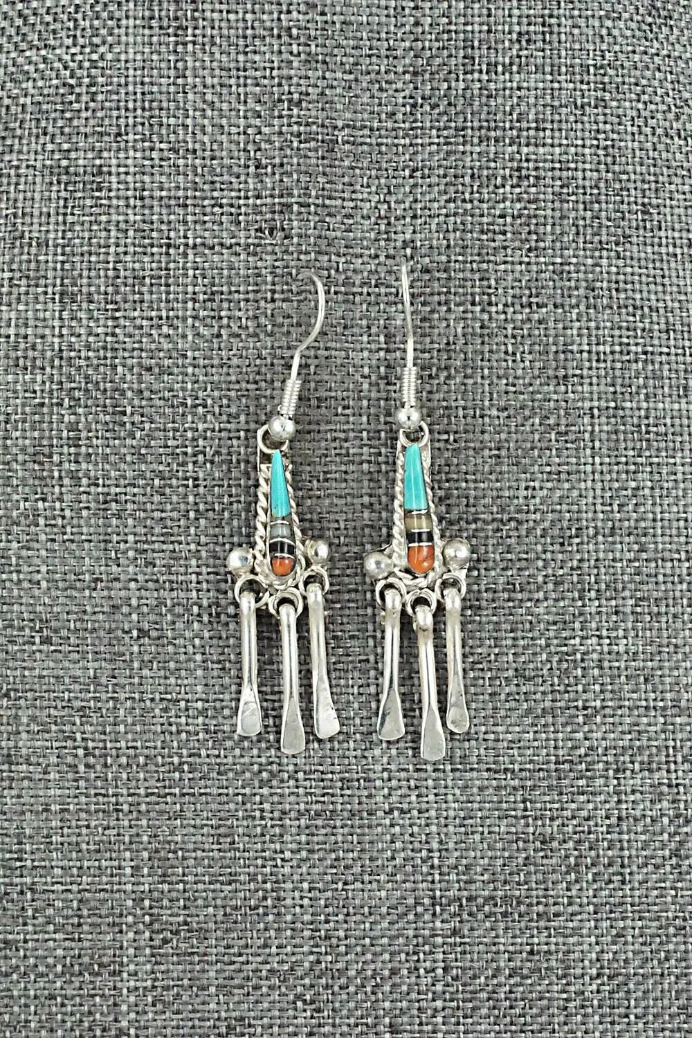 Multi-Stone & Sterling Silver Earrings - Willie Gia