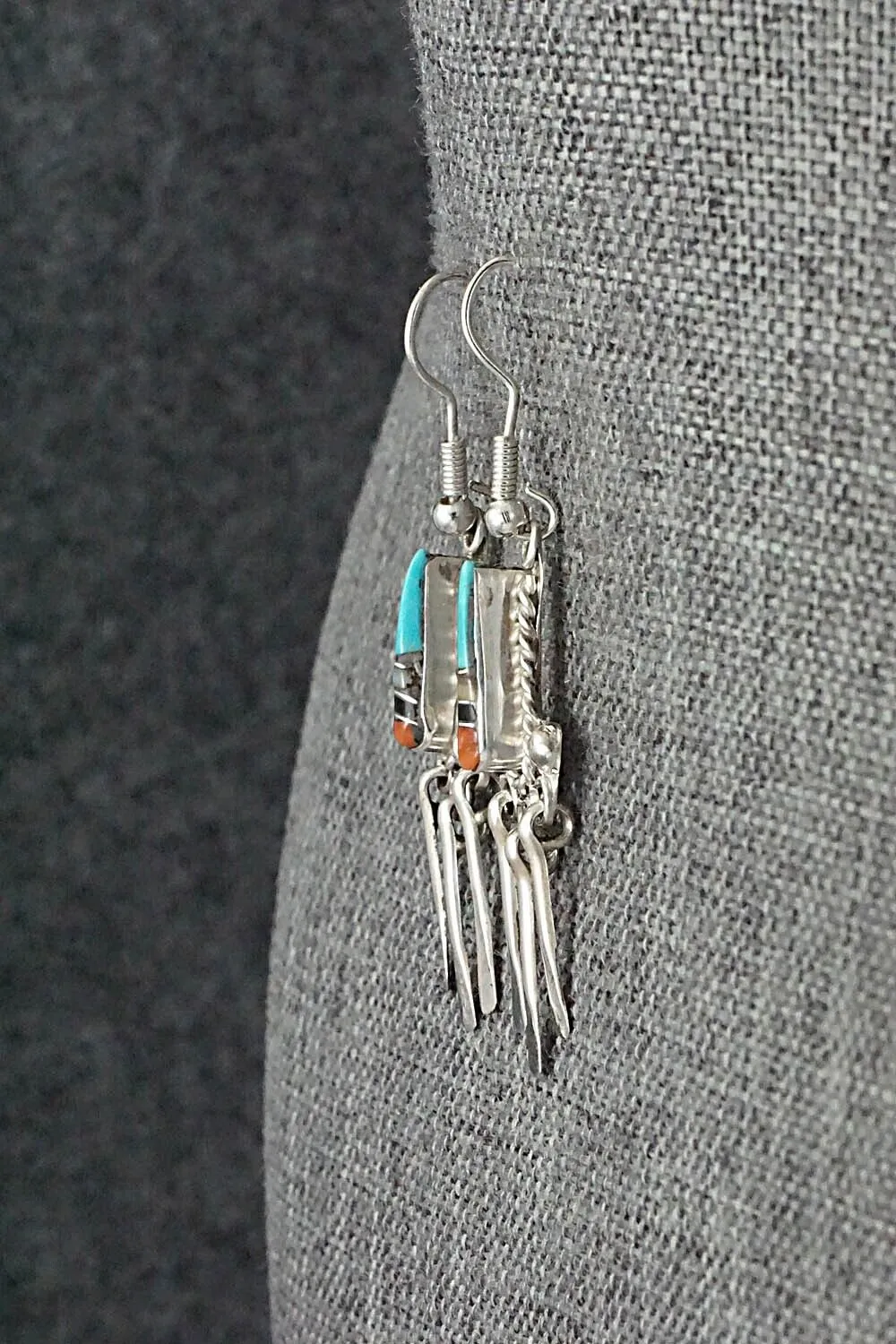 Multi-Stone & Sterling Silver Earrings - Willie Gia