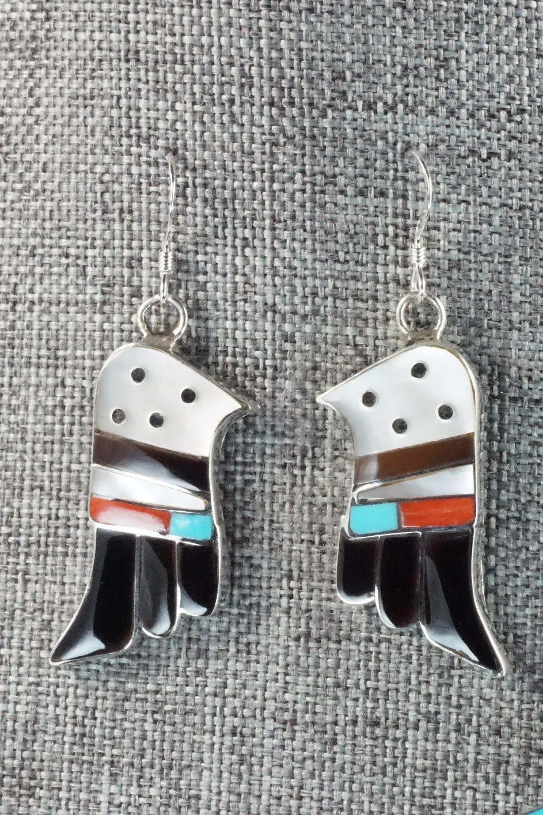 Multi Stone & Sterling Silver Inlay Jewelry Set - Bobby Shack