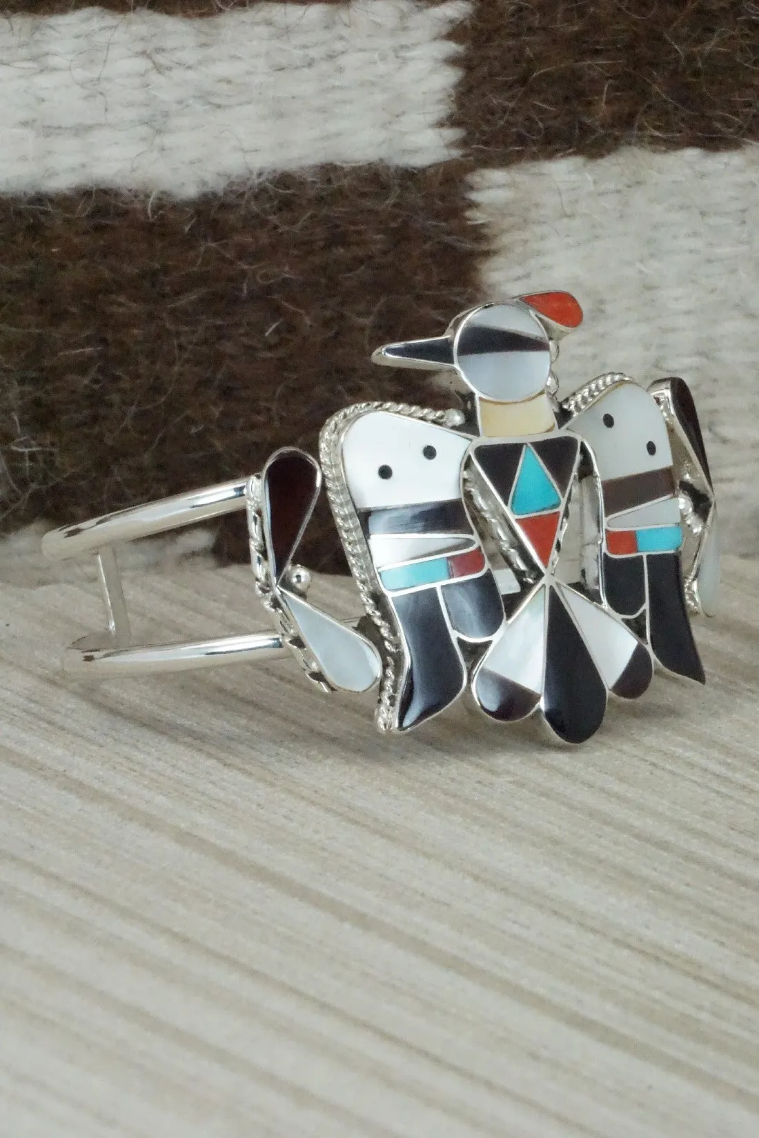Multi Stone & Sterling Silver Inlay Jewelry Set - Bobby Shack