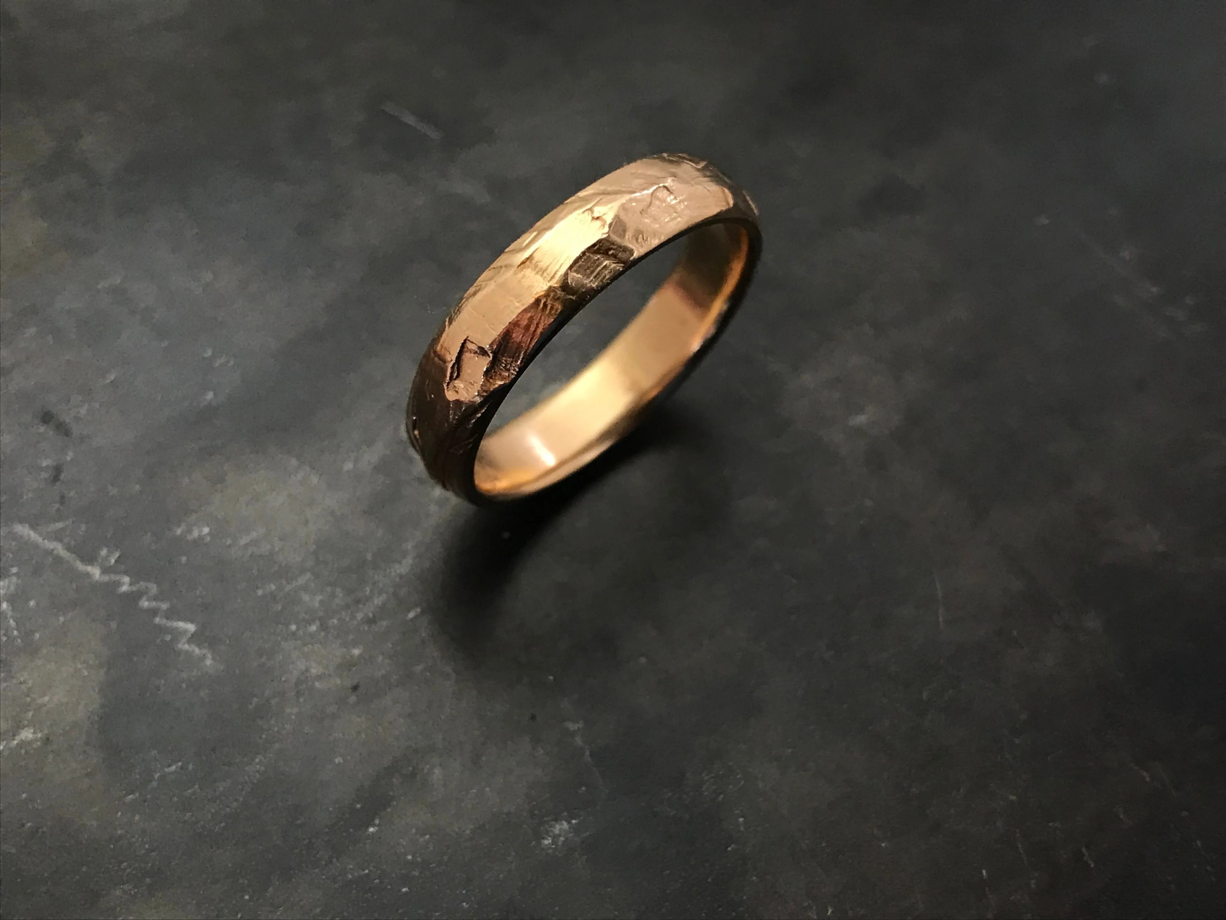Painterly Band - gold