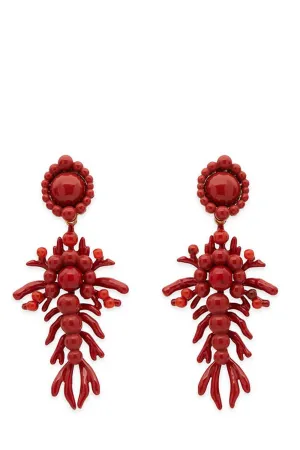 Panarea Earrings - Coral