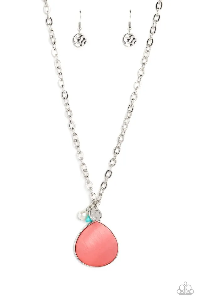Paparazzi Necklace ~ I Put A SHELL On You - Orange