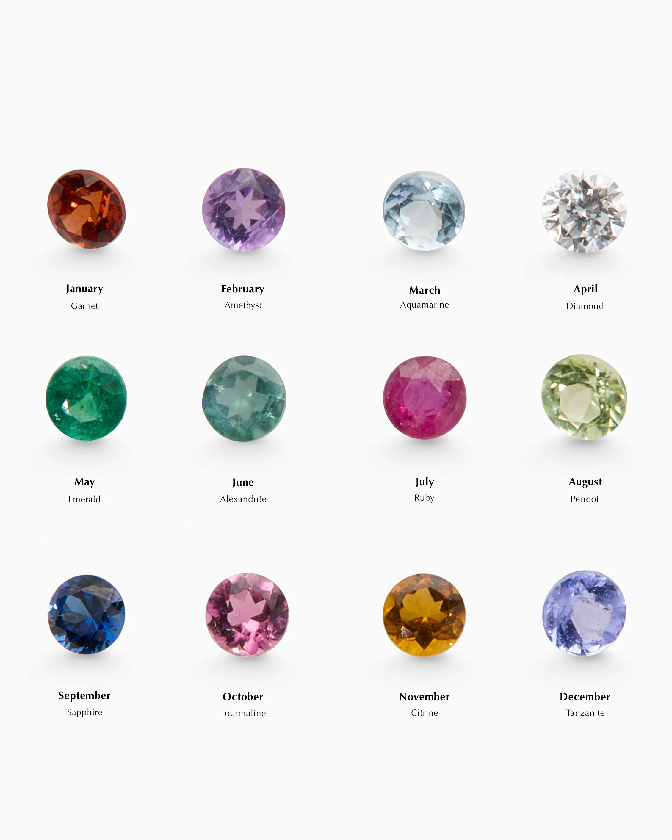 Petite Square Birthstone Signet | Solid Gold