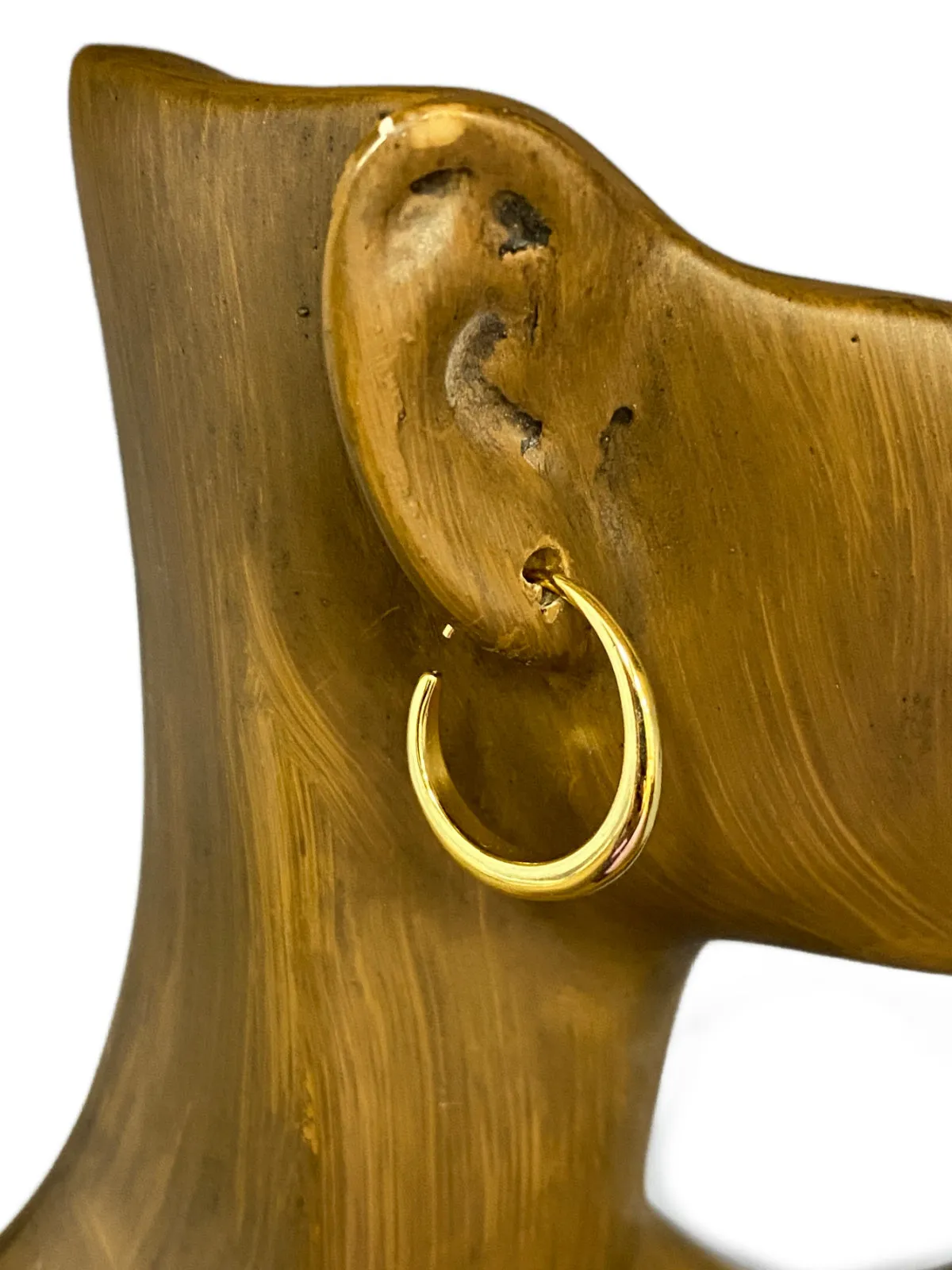 Pull Through Circle Earrings