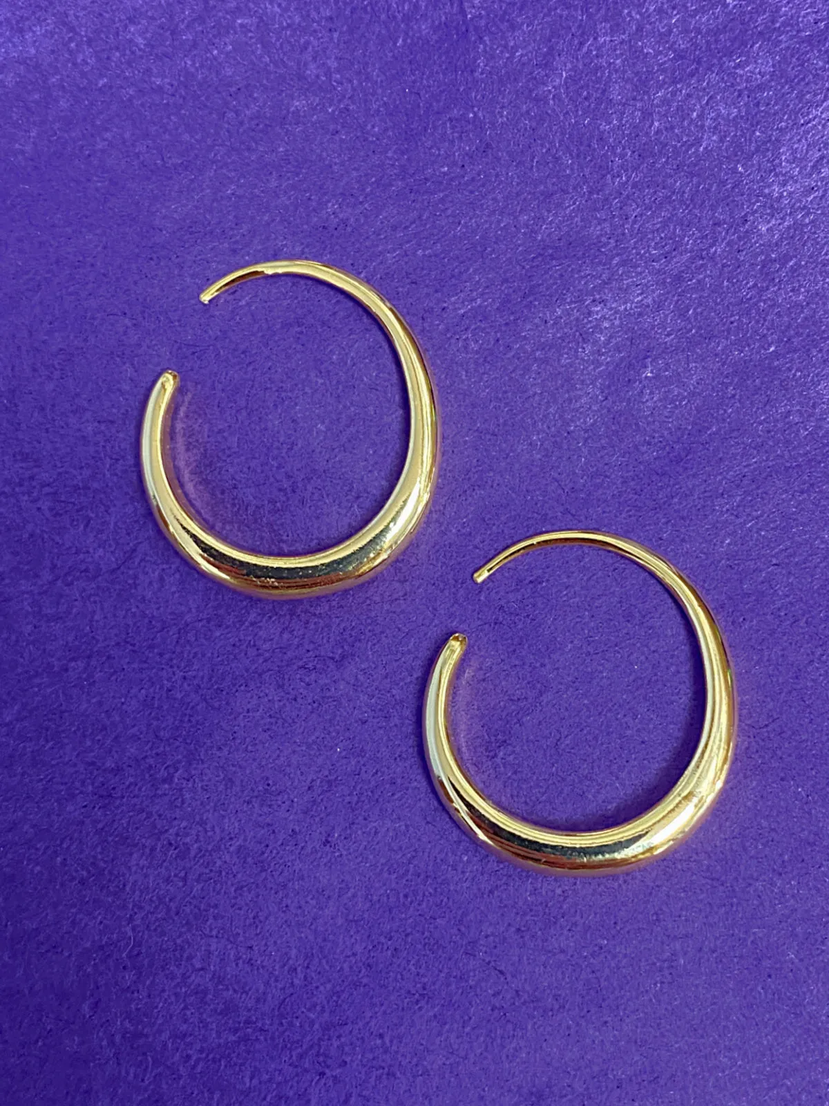 Pull Through Circle Earrings
