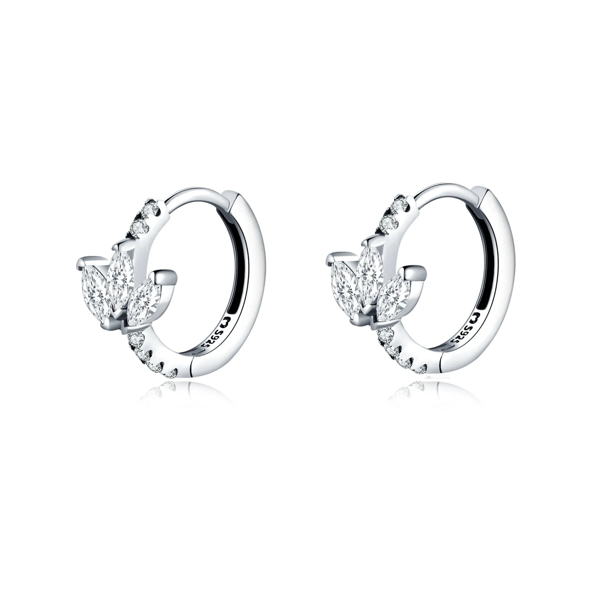 "Crystal Leaves" Earrings