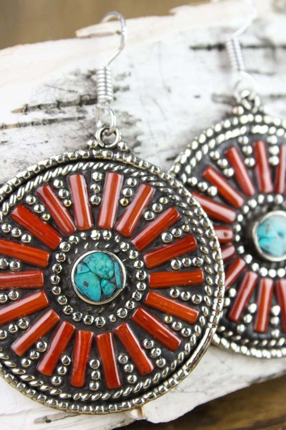 Radiant Himalayan Sky Earrings
