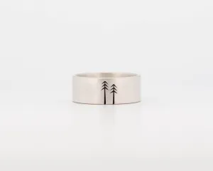 READY TO SHIP #272 - Woodland Ring - Wide - Size 11