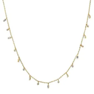 Regal Diamond Station Necklace