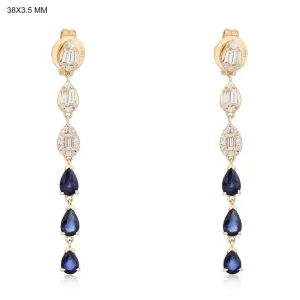 Regal Euphoric Diamond Drop Earrings