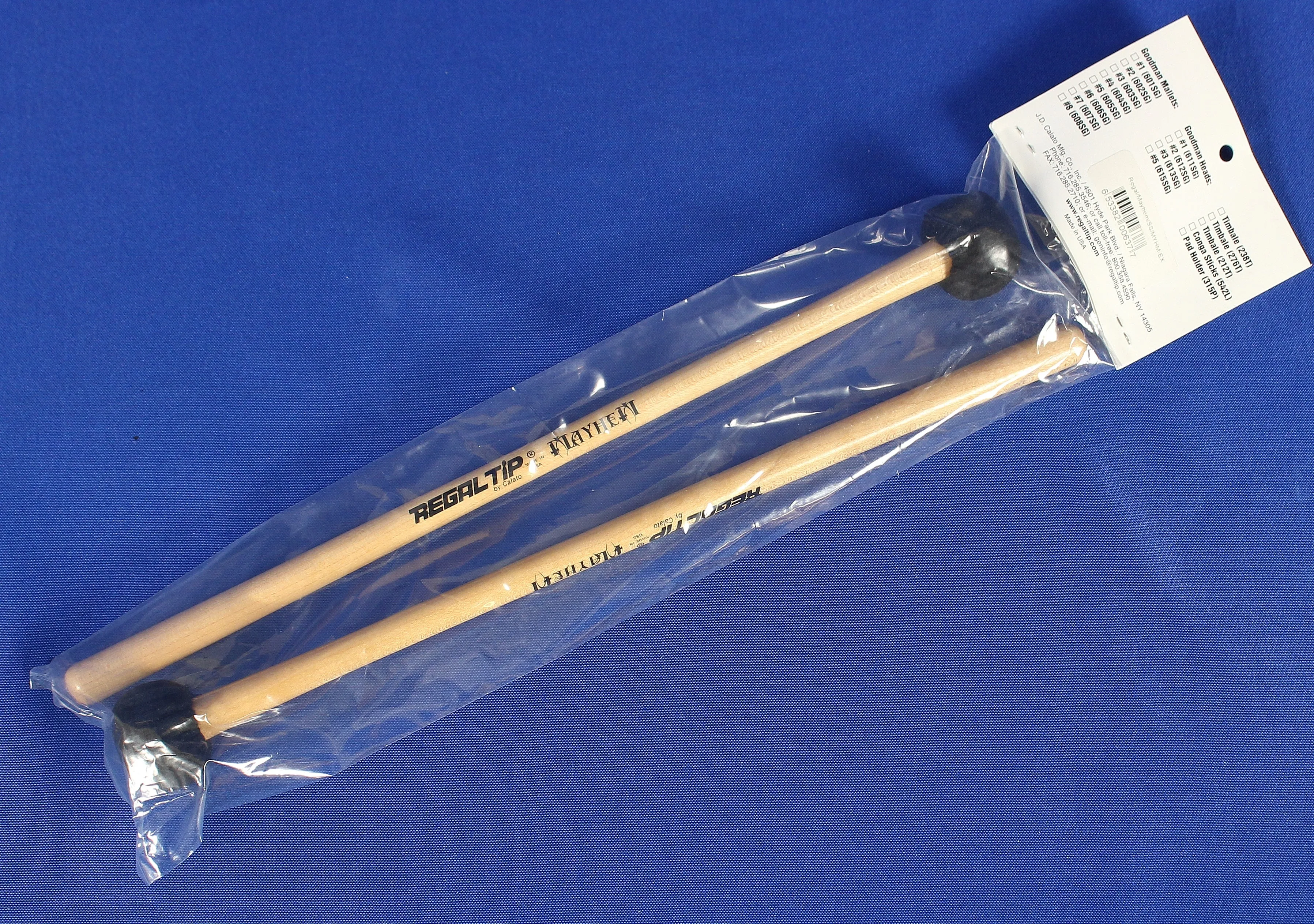 Regal Tip Mayhem SS Mallets Sticks Drum Drums Percussion