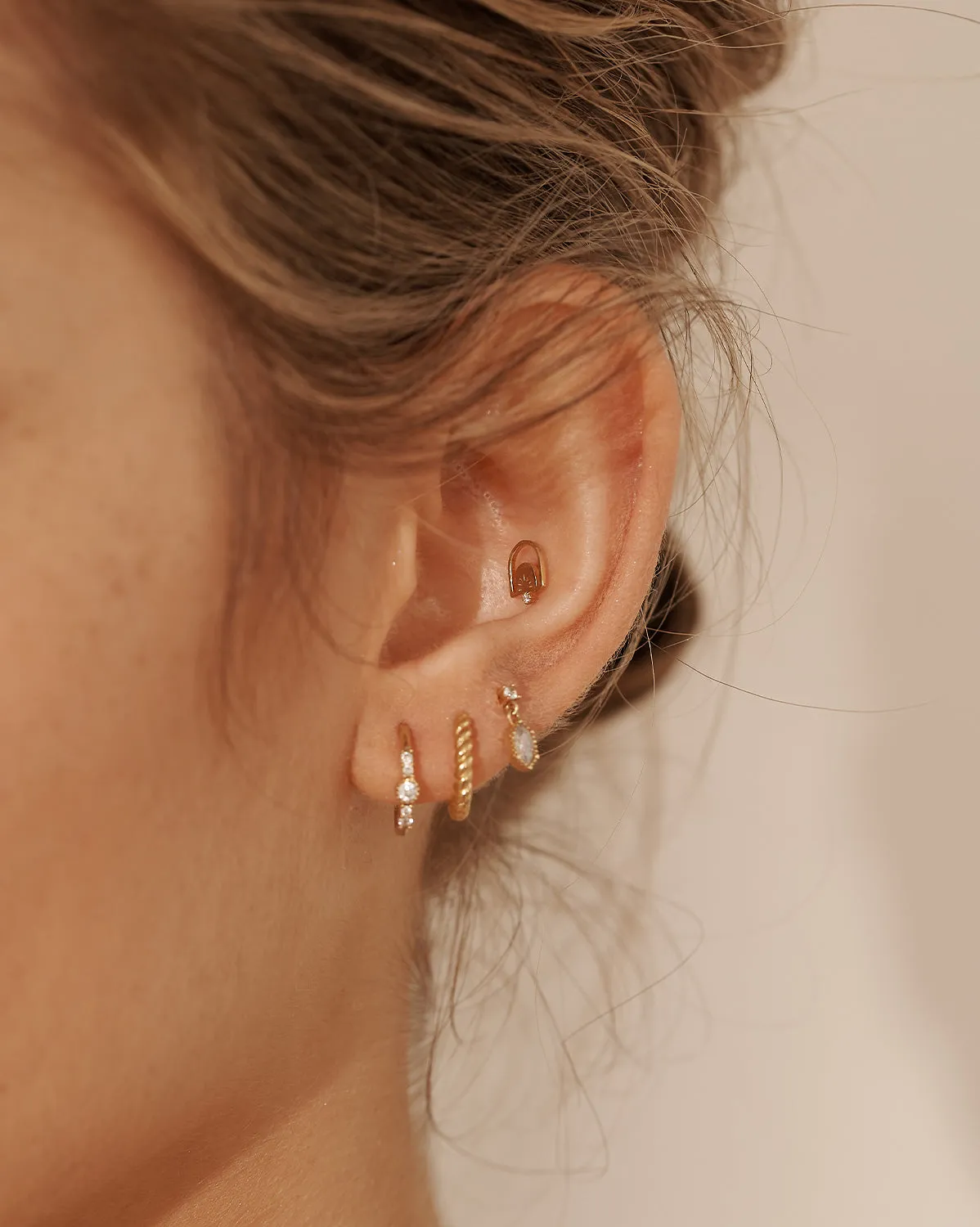 Rei Marquise Dangle Single Stud