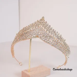 Rhinestone Tiaras Crowns Bride Party Diadem Bridal Wedding Hair Jewelry Ornaments