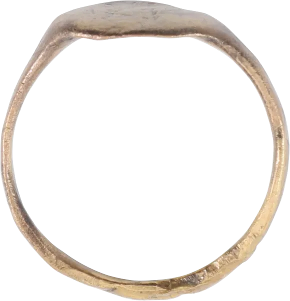 ROMAN SIGNET RING, 2ND-5TH CENTURY AD, SIZE 7 ¾