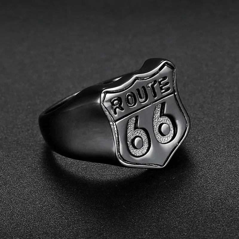 ROUTE 66 SIGNET RING
