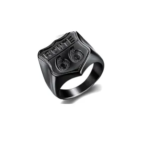 ROUTE 66 SIGNET RING