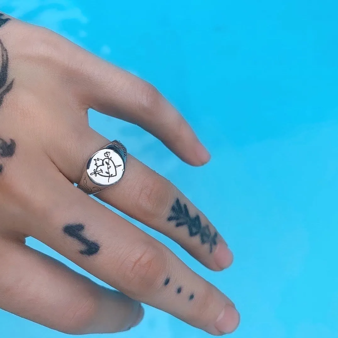 Sacred Heart Ring