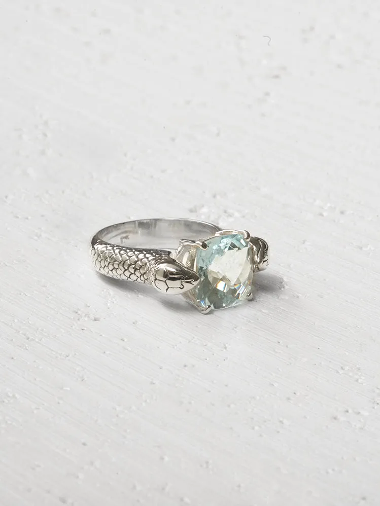 Serpent Cocktail Ring | Silver (all stones)