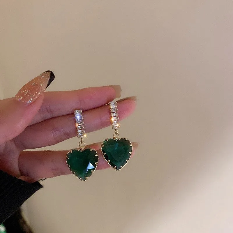 Shimmer and Shine Zircon Adorned Hoop Earrings