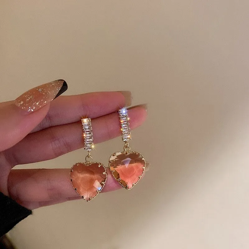 Shimmer and Shine Zircon Adorned Hoop Earrings