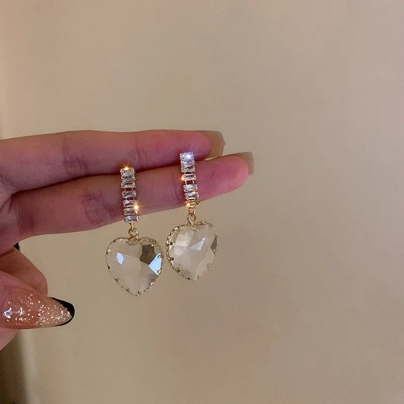 Shimmer and Shine Zircon Adorned Hoop Earrings