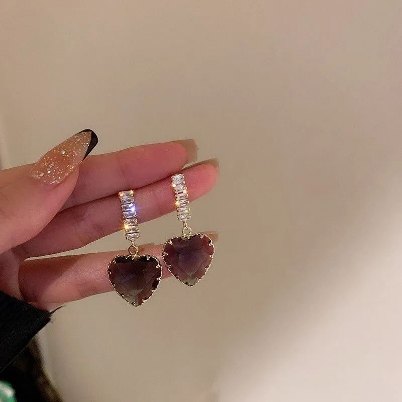 Shimmer and Shine Zircon Adorned Hoop Earrings
