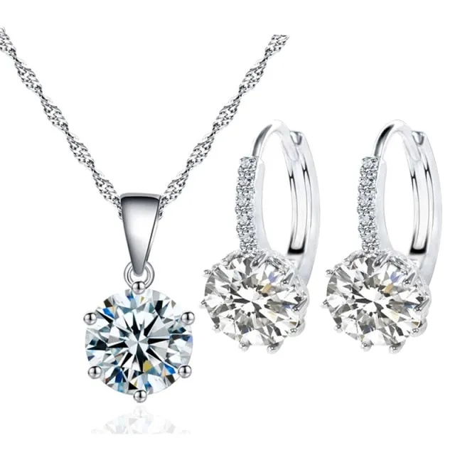 Silver Color Crystal Girl