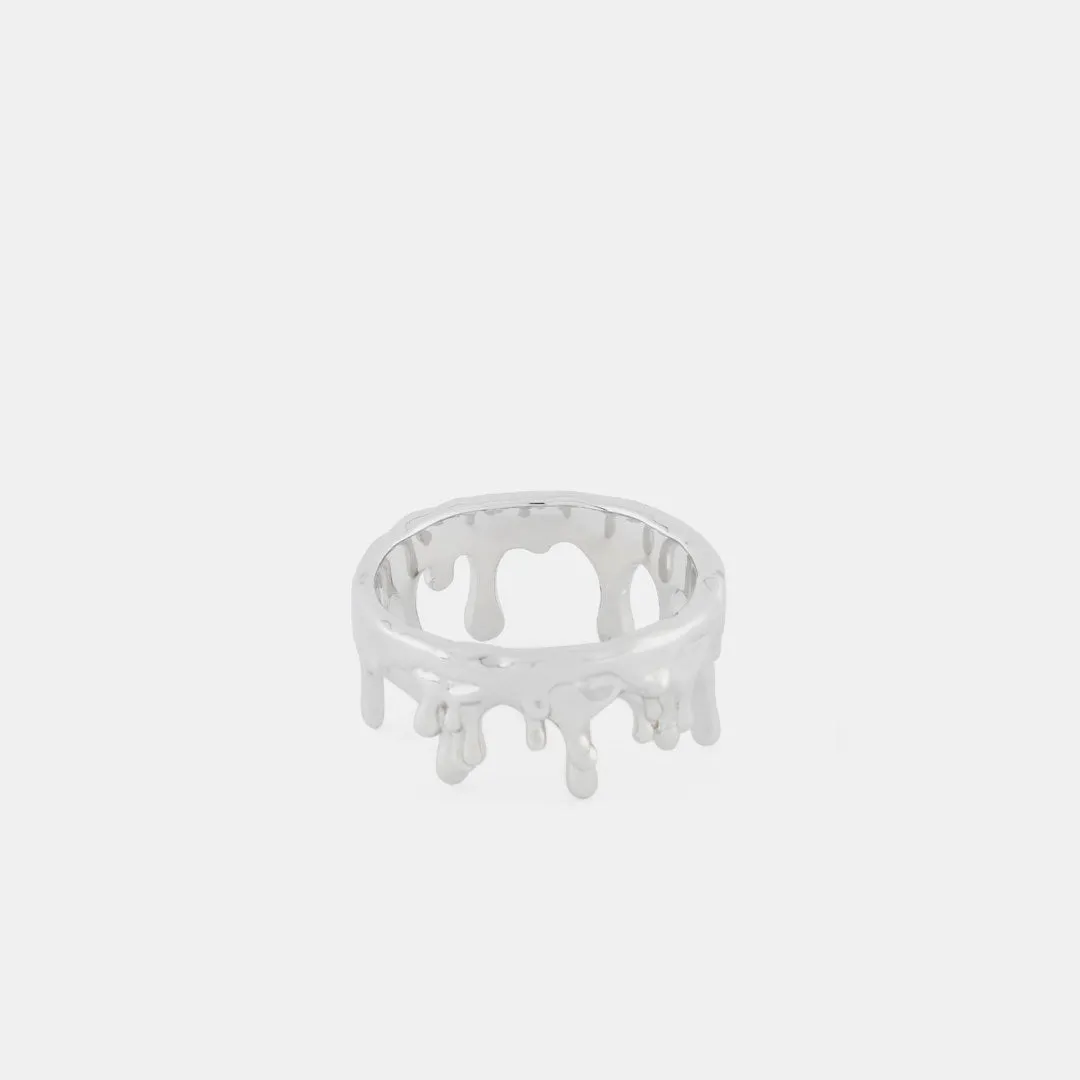 Silver Molten Ring