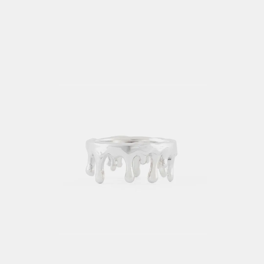 Silver Molten Ring