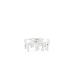 Silver Molten Ring