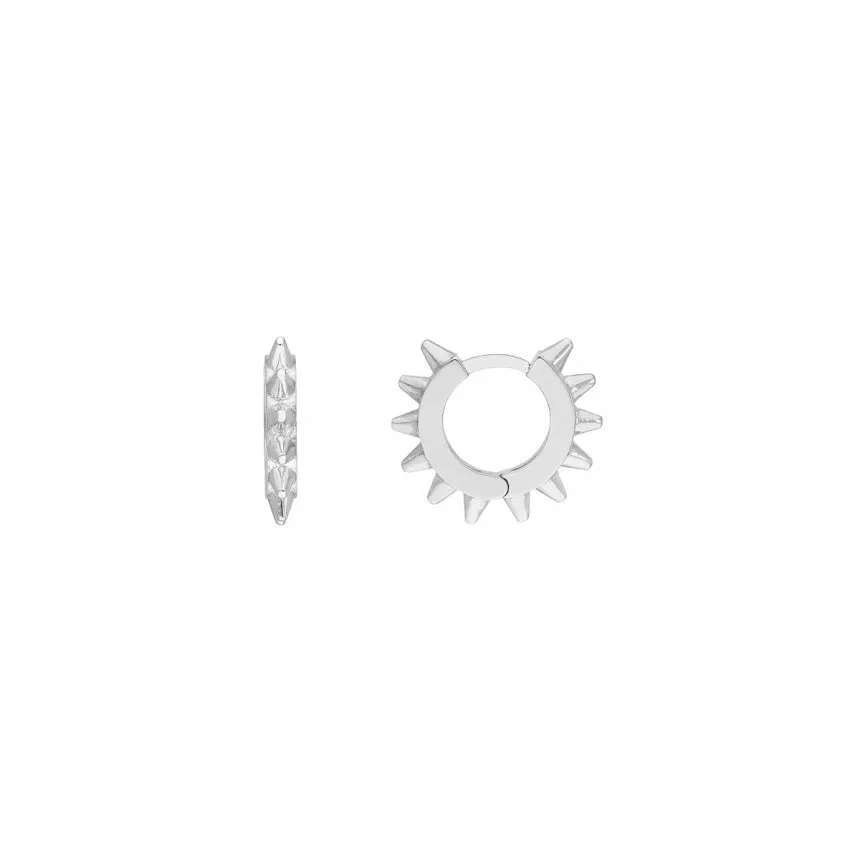 Spiky Hoop Earrings