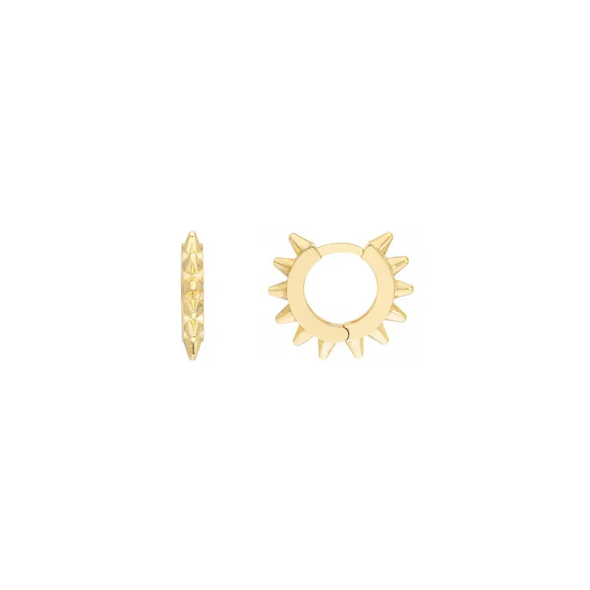 Spiky Hoop Earrings