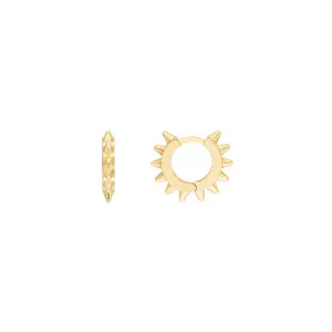Spiky Hoop Earrings