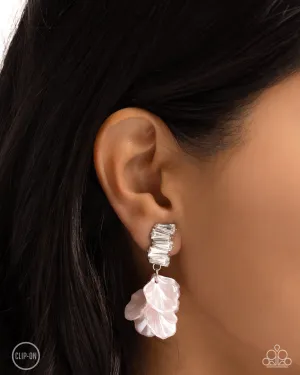 Stacked Sprigs - Pink-Clip-On