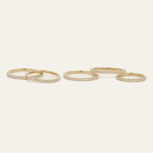 String of Diamonds Ring