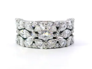 TACORI East West Marquise and Pear Mosaic Band